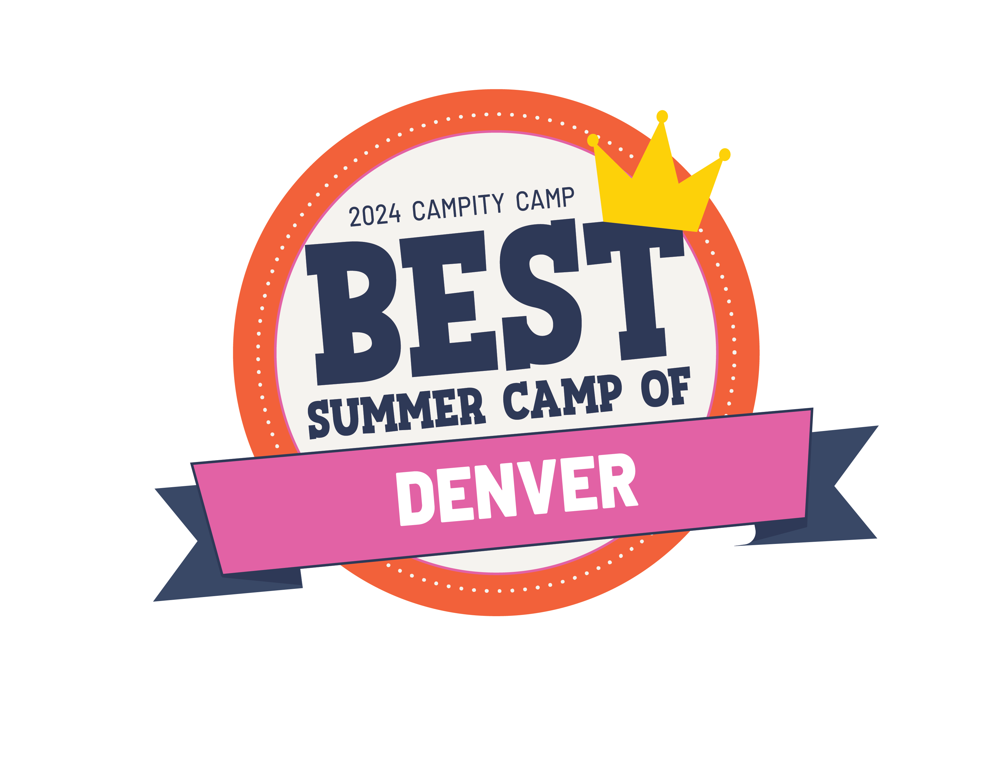 Denver best summer camps award badge